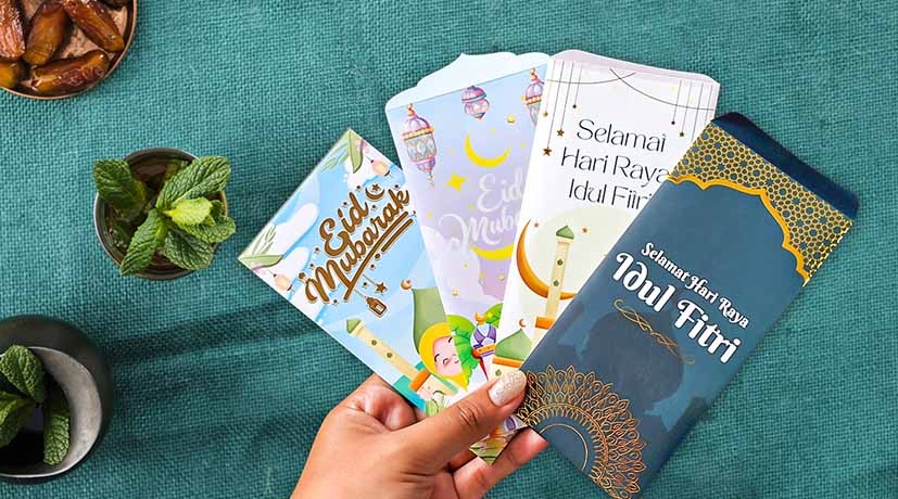 Ilustrasi desain amplop THR