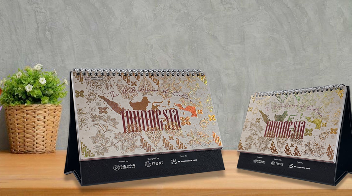 Kalender Premium dengan Efek Digital Embellishment di Bintang Sempurna