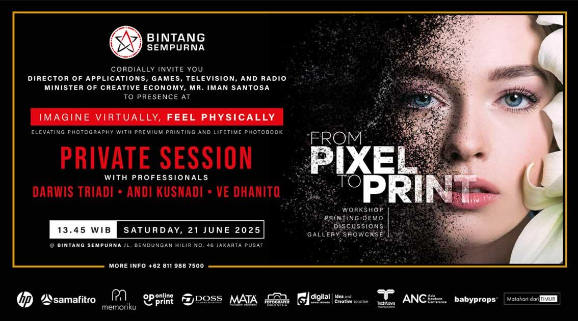Private Session Event Pixel to Print di Bintang Sempurna