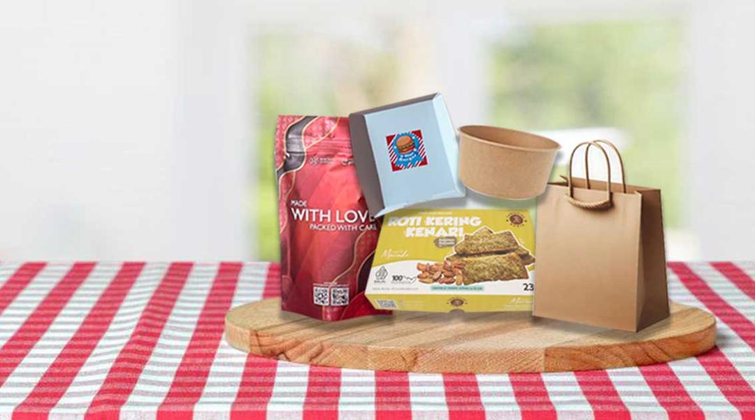 Kemasan makanan eco-friendly yang bisa dicetak custom di Bintang Sempurna