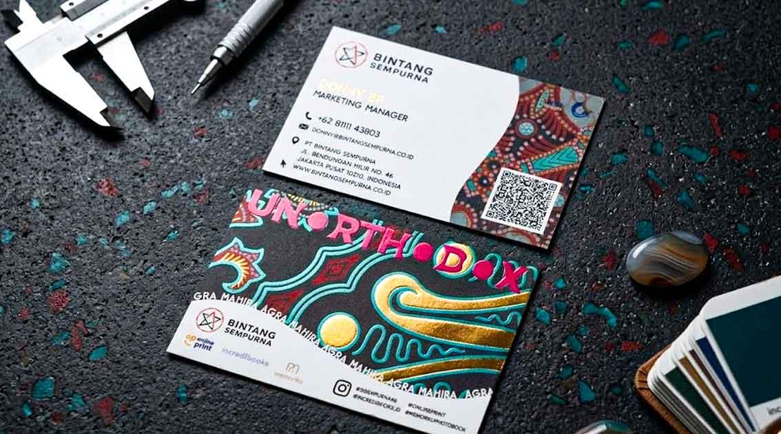 Kartu Nama Digital Embellishment dari Bintang Sempurna