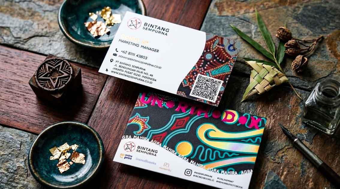 Cetak Kartu Nama Premium di Bintang Sempurna