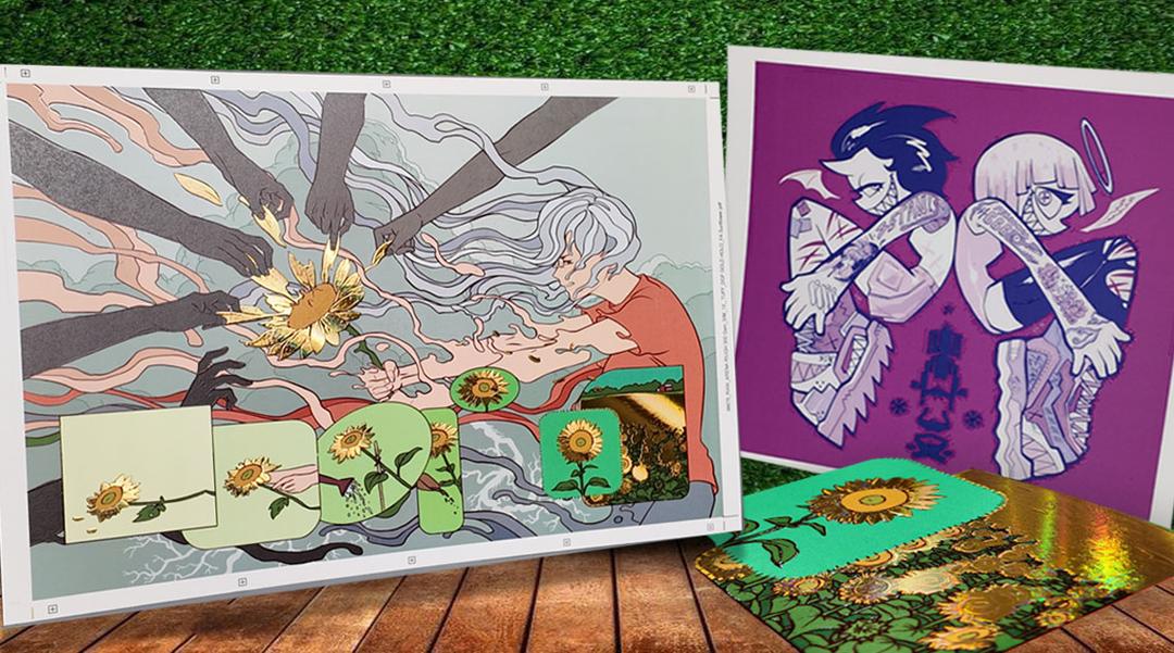 Tingkatkan kualitas art print dengan digital embellishment