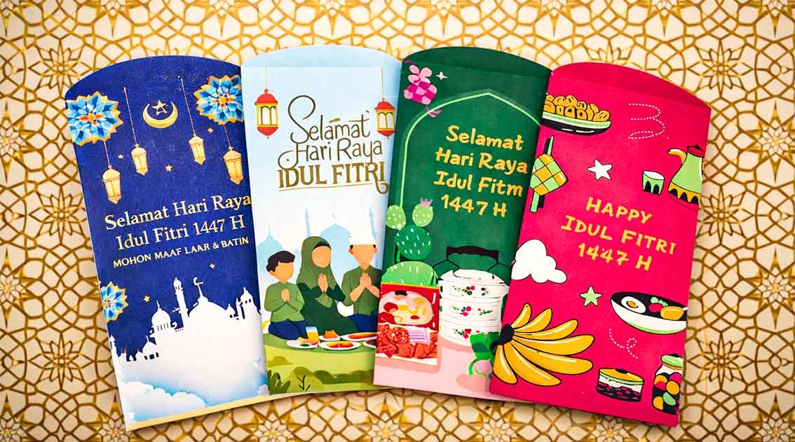 Cetak amplop lebaran di Bintang Sempurna