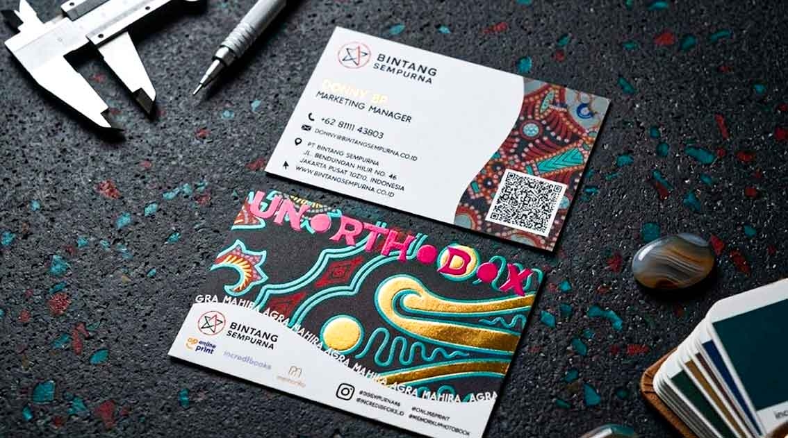 Kartu Nama Digital Embellishment dari Bintang Sempurna